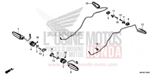 CLIGNOTANT CBR650RAK de 2019